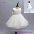 New Arrival Flower Girls Dress with 3D Flowers Modern Style Party Dress